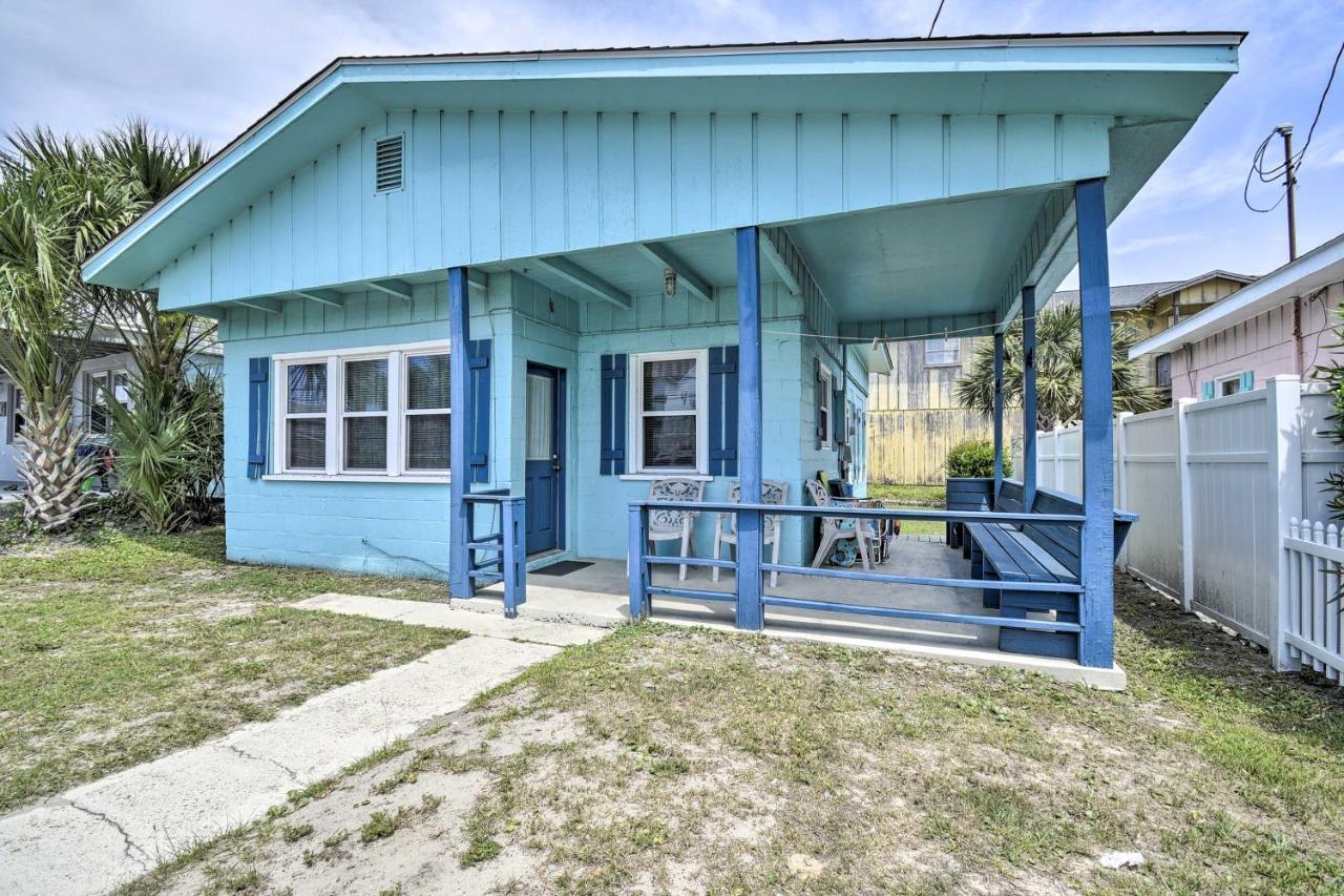Bright Myrtle Beach Bungalow Steps To The Beach! Exterior photo